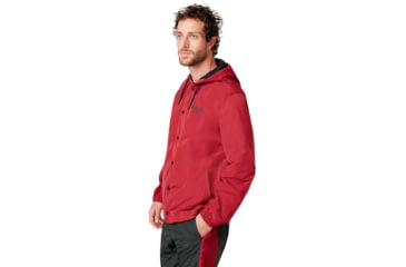 Image of Oakley 75 Hoodie Coach Jacket - Mens, Raspberry, Medium, 412800-45A-M