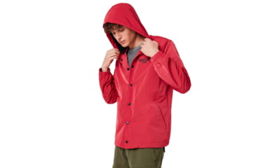 Image of Oakley 75 Hoodie Coach Jacket - Mens, Virtual Pink, Extra Large, 412800-89D-XL