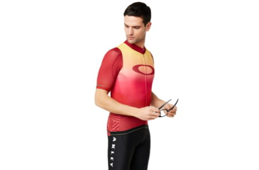 Image of Oakley Aero Jersey Bottoms - Mens, Red Iridium, Small, 434359-4RI-S