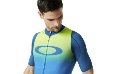 Image of Oakley Aero Jersey - Mens, Blackout, Extra Small 434359-02E-XS