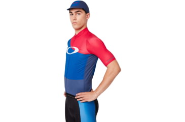 Image of Oakley Aero Jersey - Mens, Foggy Blue, Small, 434359-6FB-S