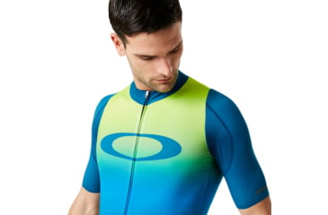 Image of Oakley Aero Jersey - Mens, Jade Iridium, Large, 434359-7JJ-L