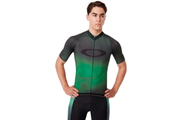 Image of Oakley Aero Jersey - Mens, Laser Green, Small, 434359-73E-S