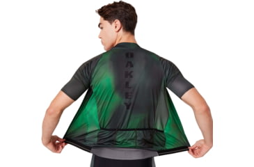 Image of Oakley Aero Jersey - Mens, Laser Green, Small, 434359-73E-S