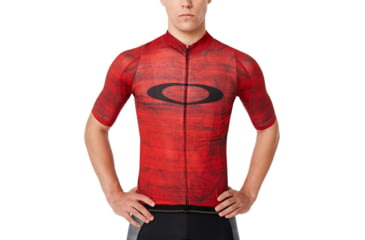 Image of Oakley Aero Jersey Tops - Mens, Fired Forest P, Large, 434359-4FF-L