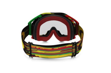 Image of Oakley Airbrake MX Goggles, Rasta/Clear, OO7046-35