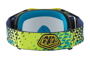 Image of Oakley Airbrake MX Goggles, Starburst Yellow/Blue/Irid, OO7046-42