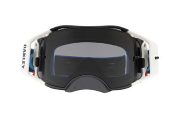 Image of Oakley Airbrake MX Goggles w/Dark Grey, Blue, OO7046-73