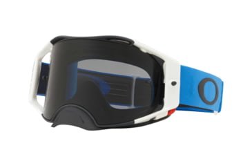 Image of Oakley Airbrake MX Goggles w/Dark Grey, Blue, OO7046-73