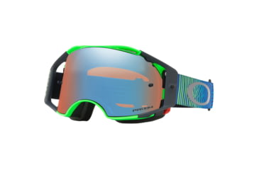 Image of Oakley Airbrake MX Goggles w/Prizm MX Sapphire, Blue/Green, OO7046-67