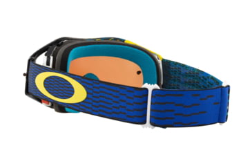 Image of Oakley Airbrake MX Goggles w/Prizm MX Sapphire, Blue/Yellow, OO7046-77