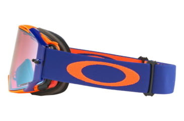 Image of Oakley Airbrake MX Goggles w/Prizm MX Sapphire, Orange/Blue, OO7046-61