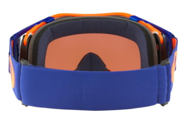 Image of Oakley Airbrake MX Goggles w/Prizm MX Sapphire, Orange/Blue, OO7046-61
