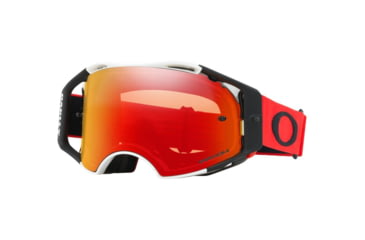 Image of Oakley Airbrake MX Goggles w/Prizm MX Torch, Red/White, OO7046-60