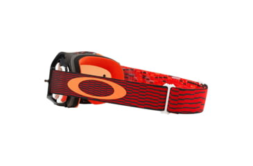 Image of Oakley Airbrake MX Goggles w/PrizmMX Bronze, Red/Orange, OO7046-78