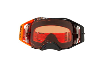 Image of Oakley Airbrake MX Goggles w/PrizmMX Bronze, Red/Orange, OO7046-78