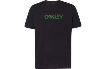 Image of Oakley Allover Logo Tee - Men's, Blackout, Extra Small, 457939-02E-XS