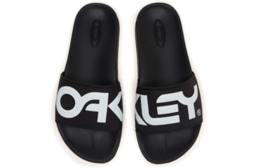 Image of Oakley B1B Slide Sandals, Mens, Blackout, 8.5, FOF100095-02E-8.5