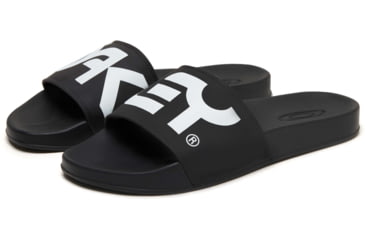 Image of Oakley B1B Slide Sandals, Mens, Blackout, 8.5, FOF100095-02E-8.5