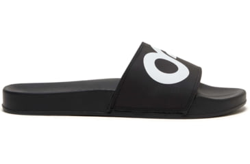 Image of Oakley B1B Slide Sandals, Mens, Blackout, 8.5, FOF100095-02E-8.5
