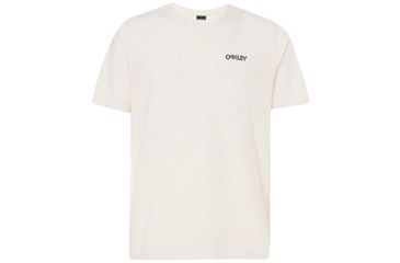 Image of Oakley Back Ad Heritage Tee - Mens, Oatmeal Heather, 2XL, 457695-964-XXL