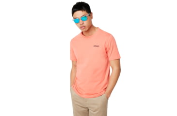 Image of Oakley Back Ad Heritage Tee - Mens, Sunset, 2XL, 457695-71F-XXL