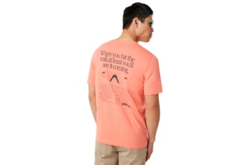 Image of Oakley Back Ad Heritage Tee - Mens, Sunset, 2XL, 457695-71F-XXL