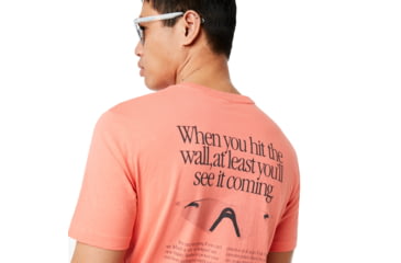 Image of Oakley Back Ad Heritage Tee - Mens, Sunset, 2XL, 457695-71F-XXL