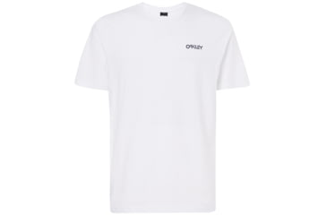 Image of Oakley Back Ad Heritage Tee - Mens, White, Large, 457695-100-L