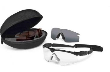 Image of USED Oakley SI Ballistic M Frame 2.0 Array Sunglasses, Black Frame, Clear, Grey/VR28 Lens, 11-186, EDEMO1