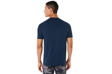 Image of Oakley Bark New Short Sleeve - Mens, Fathom, Extra Large, 457131-6AC-XL