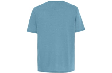 Image of Oakley Bark New Short Sleeve Tee - Mens, Blue Coral Heather, Medium, 457131-6D9-M