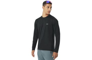 Image of Oakley Base Long Sleeve - Mens, Blackout, 2XL 434005-02E-XXL