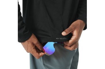 Image of Oakley Base Long Sleeve - Mens, Blackout, 2XL 434005-02E-XXL
