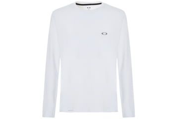 Image of Oakley Base Long Sleeve - Mens, White, Medium, 434005-100-M