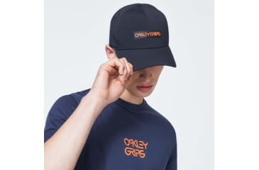 Image of Oakley Bold O-Grip Short Sleeve Tee - Mens, Foggy Blue, Extra Large, FOA400579-6FB-XL