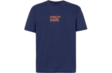 Image of Oakley Bold O-Grip Short Sleeve Tee - Mens, Foggy Blue, Extra Large, FOA400579-6FB-XL
