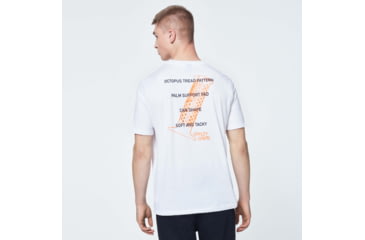 Image of Oakley Bold O-Grip Short Sleeve Tee - Mens, White, Medium, FOA400579-100-M