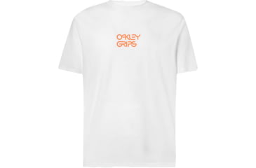 Image of Oakley Bold O-Grip Short Sleeve Tee - Mens, White, Medium, FOA400579-100-M