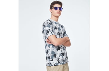Image of Oakley Cadpat Camo Short Sleeve Tee - Mens, Cadpat Grey Camo P, Large, FOA400039-94U-L