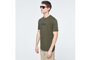 Image of Oakley Camo B1B Logo Short Sleeve Tee - Mens, New Dark Brush, Medium, FOA400034-86L-M