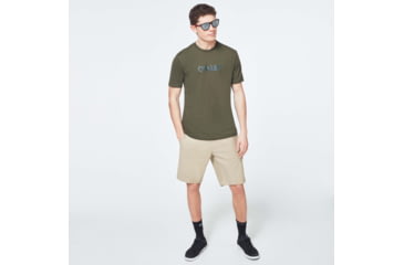 Image of Oakley Camo B1B Logo Short Sleeve Tee - Mens, New Dark Brush, Medium, FOA400034-86L-M