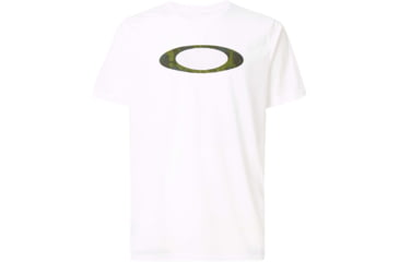 Image of Oakley Camo Bubble Short Sleeve Tee - Men's, White, Extra Small, 457901-100-XS