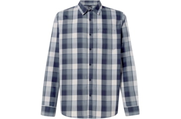 Image of Oakley Checked Woven Long Sleeve Shirt 5 - Mens, Grey Scale Check, Extra Large, FOA400537-9DF-XL