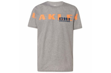 Image of Oakley Chicago Tee - Mens, New Athletic Grey, Medium, FOA400513-27B-M