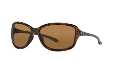 Image of Oakley COHORT OO9301 Sunglasses 930105-61 - Tortoise Frame, Bromze Polarized Lenses