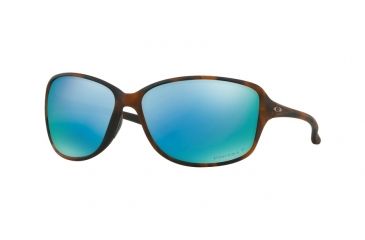 Image of Oakley COHORT OO9301 Sunglasses 930109-61 - Matte Brown Tortoise Frame, Prizm Deep H2o Polarized Lenses