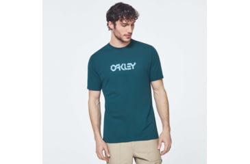 Image of Oakley Cut B1B Logo Short Sleeve Tee - Mens, Pine Forest, Extra Small, FOA400037-73N-XS