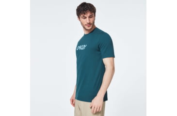 Image of Oakley Cut B1B Logo Short Sleeve Tee - Mens, Pine Forest, Extra Small, FOA400037-73N-XS