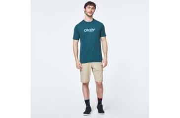 Image of Oakley Cut B1B Logo Short Sleeve Tee - Mens, Pine Forest, Extra Small, FOA400037-73N-XS